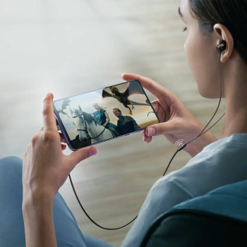  Zestaw słuchawkowy słuchawki douszne USB-C JR-EC06 szare - zdj. dodatkowe 10