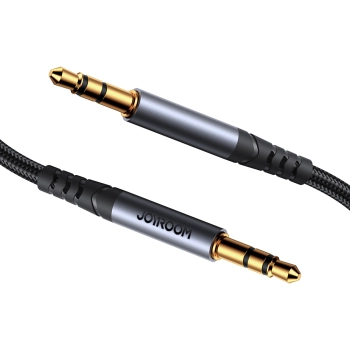  Kabel przewód Audio Stereo AUX 3.5mm mini jack 1.2m czarny - zdj. dodatkowe 1