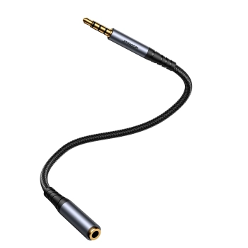  Przedłużacz kabla przewodu Audio Stereo AUX 3.5mm mini jack 1.2m czarny - zdj. dodatkowe 4