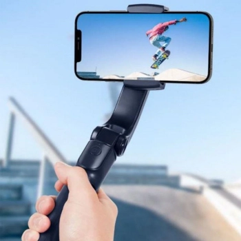  Gimbal selfie stick i podstawka do telefonu Spigen S610W Bluetooth czarny - zdj. dodatkowe 2