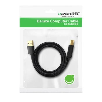  Kabel przewód do drukarki USB-A - USB-B 5Gb/s 2m czarny - zdj. dodatkowe 8