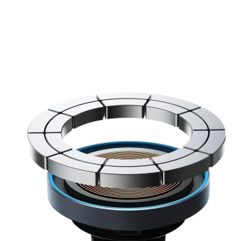  Magnetyczny uchwyt samochodowy ładowarka 15W na kratkę wentylacyjną czarna - zdj. dodatkowe 3