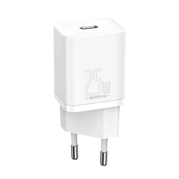 Szybka ładowarka sieciowa Si 25W 3A z kablem USB-C 1m biały - zdj. dodatkowe 3