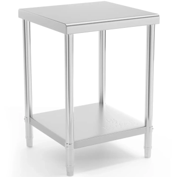  Stół blat roboczy centralny stalowy z półką 60 x 60 cm - zdj. dodatkowe 1