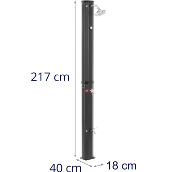  Prysznic natrysk ogrodowy turystyczny solarny z termometrem i zbiornikiem 35 l - zdj. dodatkowe 7