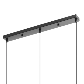  Lampa sufitowa nowoczesna 3 punktowa E27 - szklane kule - zdj. dodatkowe 2