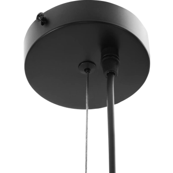  Lampa wisząca nowoczesna 1 punktowa kształt kopuły - czarno złota - zdj. dodatkowe 4