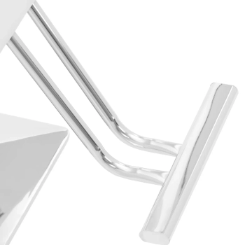  Fotel fryzjerski barberski kosmetyczny z podnóżkiem Physa RIBBLETON - biały - zdj. dodatkowe 2