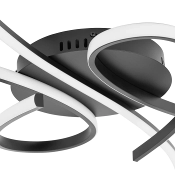  Lampa sufitowa nowoczesna LED z pilotem - przeplatające linie - zdj. dodatkowe 2