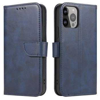  Pokrowiec etui z klapką i portfelem do Xiaomi Redmi Note 12 Pro / Poco X5 Pro 5G Magnet Case niebieskie - zdj. dodatkowe 1