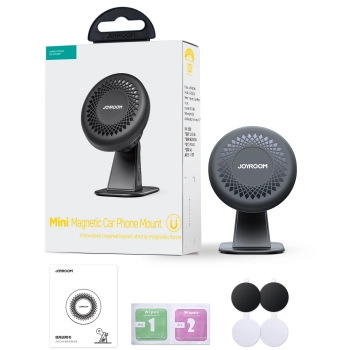  Uchwyt magnetyczny do telefonu magnetyczny na kokpit deskę rozdzielczą ciemnoszary - zdj. dodatkowe 4