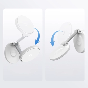  Uchwyt magnetyczny składany do telefonu MagPro biały - zdj. dodatkowe 7