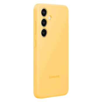  Oryginalne etui silikonowe pokrowiec do Samsung Galaxy S24 Silicone Case żółte - zdj. dodatkowe 2