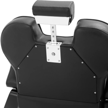  Fotel fryzjerski barberski z podnóżkiem EAVES - czarny - zdj. dodatkowe 3