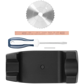  Nóż elektryczny do kebaba mięsa gładki ząbkowany z ostrzałką i stojakiem 0-6 mm 80 W - zdj. dodatkowe 7