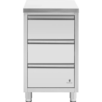  Szafka gastronomiczna wolnostojąca 3 szuflady STAL 50 x 60 x 87 cm - zdj. dodatkowe 4