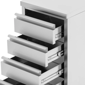  Szafka gastronomiczna wolnostojąca 4 szuflady STAL 50 x 60 x 87 cm - zdj. dodatkowe 2