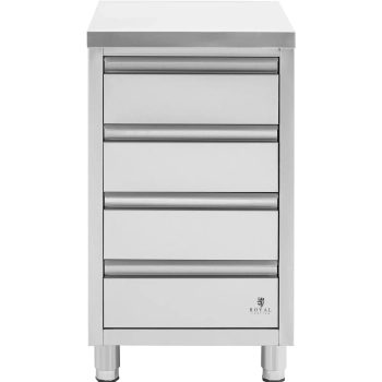  Szafka gastronomiczna wolnostojąca 4 szuflady STAL 50 x 60 x 87 cm - zdj. dodatkowe 4