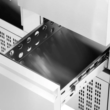  Stół chłodniczy z blatem roboczym 1 komora 2 szuflady 2-10 C 230 l 235 W - zdj. dodatkowe 2