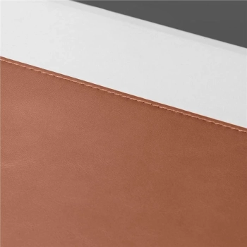  Podkładka mata na biurko pod myszkę laptop antypoślizgowa gamingowa 90x40cm brązowa - zdj. dodatkowe 1