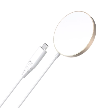 Ładowarka magnetyczna bezprzewodowa 15W MagSafe do iPhone 12/13/14 złota - zdj. dodatkowe 1
