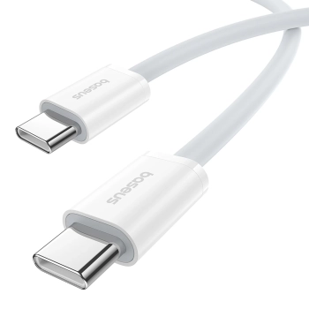  Kabel przewód USB-C 30W PD 480Mb/s Superior Series ll 1m biały - zdj. dodatkowe 1