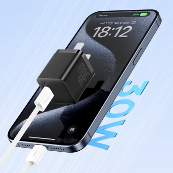  Kabel przewód USB-C 30W PD 480Mb/s Superior Series ll 1m biały - zdj. dodatkowe 7