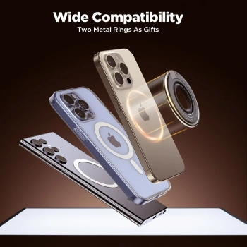  Magnetyczny uchwyt na telefon MagSafe ring na palec czarny - zdj. dodatkowe 6