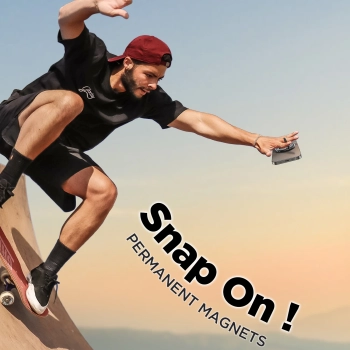  Magnetyczny uchwyt na telefon MagSafe ring na palec czarny - zdj. dodatkowe 7