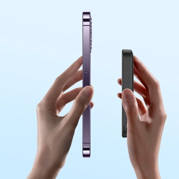  Mini powerbank 10000mAh z ładowaniem indukcyjnym MagSafe 15W PD QC 20W czarny - zdj. dodatkowe 9