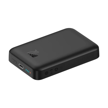  Mini powerbank 10000mAh z ładowaniem indukcyjnym MagSafe 15W PD QC 20W czarny - zdj. dodatkowe 5