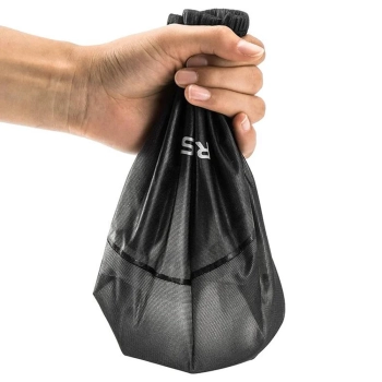  Pokrowiec przeciwdeszczowy na kask rowerowy czarny - zdj. dodatkowe 1