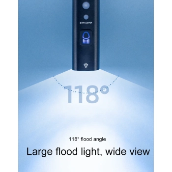  Lampka rowerowa przednia 1000lm 5 trybów pracy latarka wodoodporna USB - zdj. dodatkowe 10