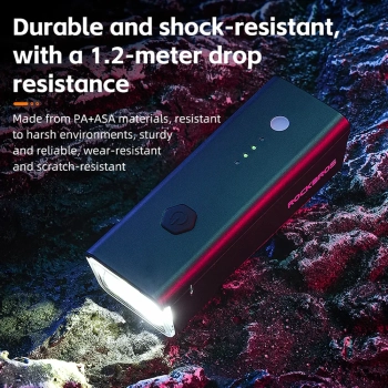  Lampka rowerowa przednia 260lm + kabel USB-C 4 tryby pracy - zdj. dodatkowe 6