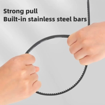  Zapięcie rowerowe na kask rowerowy zamek na szyfr 0.5m - czarne - zdj. dodatkowe 1