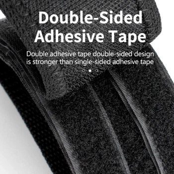  Paski do pedałów rowerowych lekkie wytrzymałe - czarne - zdj. dodatkowe 4