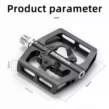  Zestaw pedałów rowerowych MTB z zatrzaskami SPD Shimano - czarne - zdj. dodatkowe 3