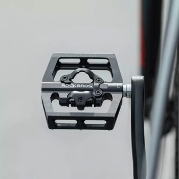  Zestaw pedałów rowerowych MTB z zatrzaskami SPD Shimano - czarne - zdj. dodatkowe 5