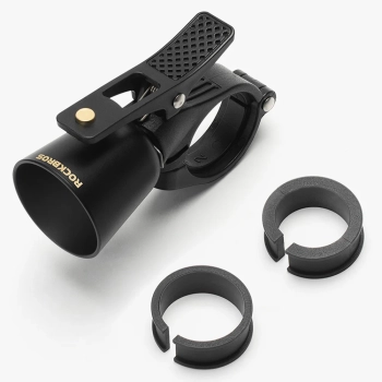  Nowoczesny dzwonek rowerowy kierunkowy dźwięk - czarny - zdj. dodatkowe 2