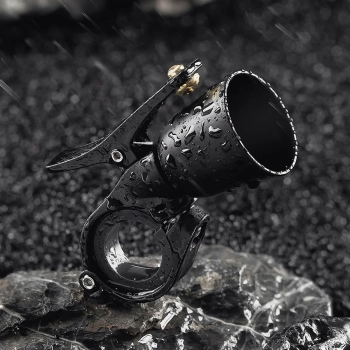  Nowoczesny dzwonek rowerowy kierunkowy dźwięk - czarny - zdj. dodatkowe 8