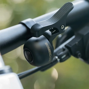  Dzwonek rowerowy na lewą stronę kierownicy - czarny - zdj. dodatkowe 3