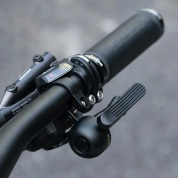  Dzwonek rowerowy na lewą stronę kierownicy - czarny - zdj. dodatkowe 5