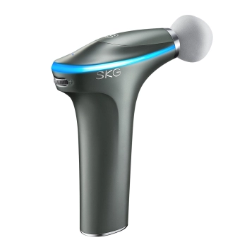  Masażer pistolet do masażu 4 głowice do całego ciała SKG F7-EN - szary - zdj. dodatkowe 1