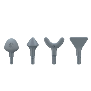  Masażer pistolet do masażu 4 głowice do całego ciała SKG X7-E - szary - zdj. dodatkowe 3