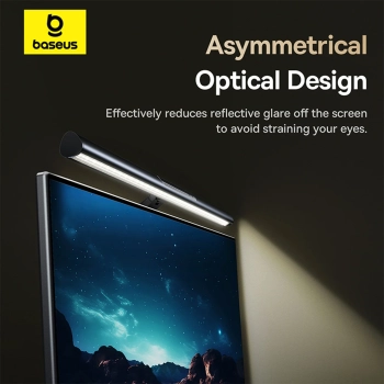  Lampa i-wok na monitor ekran magnetyczna asymetryczna - czarna - zdj. dodatkowe 10