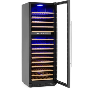  Lodówka chłodziarka do wina dwustrefowa na 160 butelek 447 l 150 W - zdj. dodatkowe 2