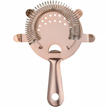  Zestaw barmański w tubie shaker jigger sitko muddler łyżka - miedziany - zdj. dodatkowe 3