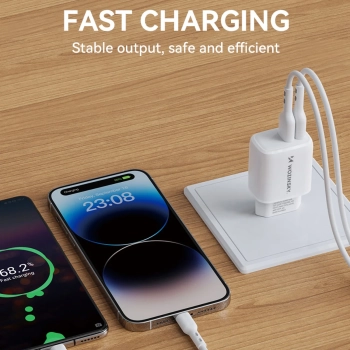  Ładowarka sieciowa 100-240V 30W 2.4A 2x USB-A biała - zdj. dodatkowe 8