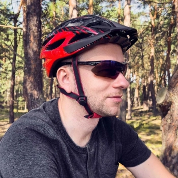  Okulary rowerowe polaryzujące z wymiennymi kolorowymi szkłami ZESTAW - zdj. dodatkowe 6