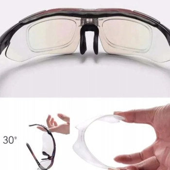  Okulary rowerowe polaryzujące z wymiennymi kolorowymi szkłami ZESTAW - zdj. dodatkowe 8